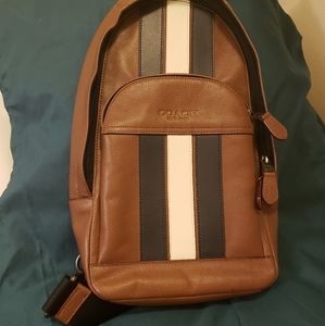 Coach Houston Pack with Varsity Stripe